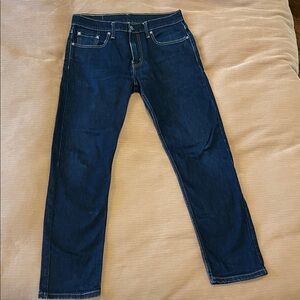 Levi’s Dark Indigo 502 Straight Jeans Mens